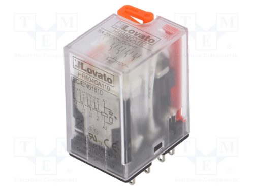 LOVATO HR6-Spring clamp with 4NO and 4NC contacts(110-120V)